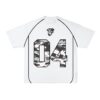 CHASE-4-STRIPE YEAR 4 - Raglan Tee White