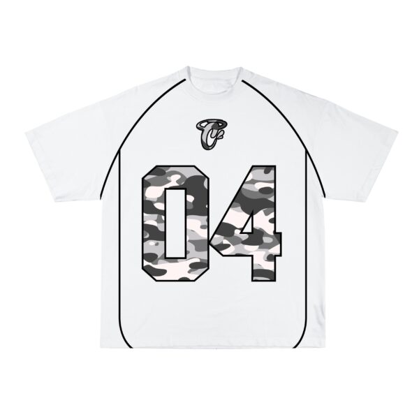 CHASE-4-STRIPE YEAR 4 - Raglan Tee White
