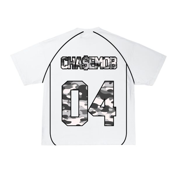 CHASE-4-STRIPE-BACK YEAR 4 - Raglan Tee White