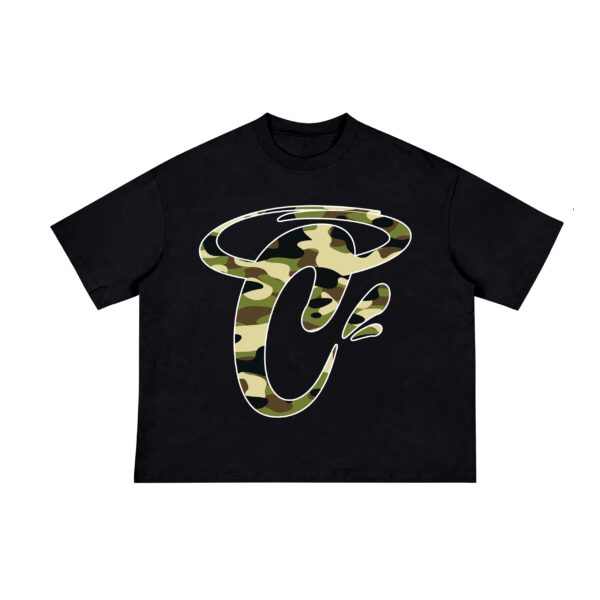 Year 4 Green Camou - Black
