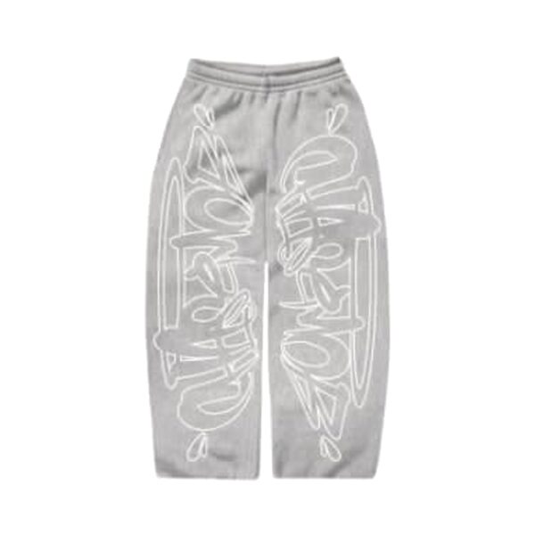 Street Script Pants - Gray