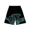 Street Script Short - Cyan