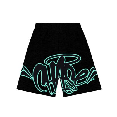 Street Script Short - Cyan