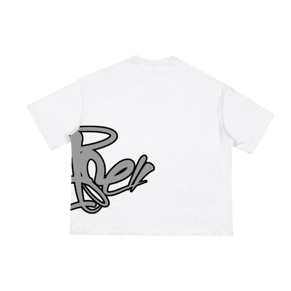 Street-Script-Tee---GRAYWHITE-BACK Street Script Tee - White/Gray