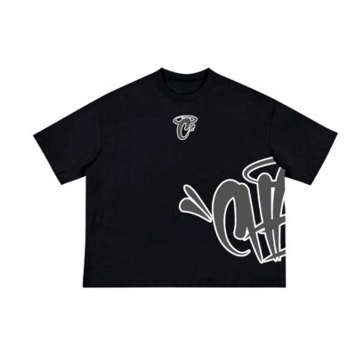 Street Script Tee - Gray