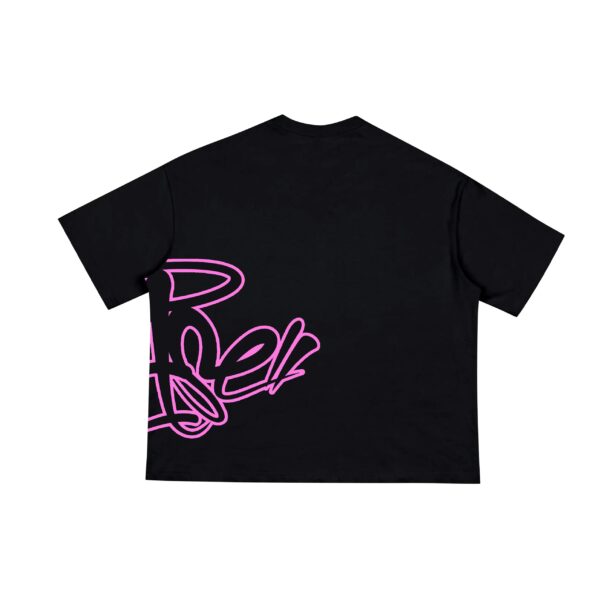 Street-Script-Tee-pink-back Street Script Tee - Pink